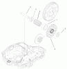 Toro 74571 (DH 200) - DH 200 Lawn Tractor, 2005 (250000001-250999999) Ersatzteile FINAL PINION ASSEMBLY TRANSMISSION ASSEMBLY NO. 104-2889
