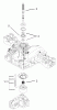 Toro 74571 (DH 200) - DH 200 Lawn Tractor, 2005 (250000001-250999999) Ersatzteile PUMP SHAFT ASSEMBLY TRANSMISSION ASSEMBLY NO. 104-2889