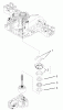 Toro 74571 (DH 200) - DH 200 Lawn Tractor, 2005 (250000001-250999999) Ersatzteile RANGE SHIFT ASSEMBLY TRANSMISSION ASSEMBLY NO. 104-2889