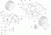 Toro 74571 (DH 200) - DH 200 Lawn Tractor, 2005 (250000001-250999999) Ersatzteile TRANSMISSION DRIVE ASSEMBLY