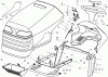Toro 74571 (DH 200) - DH 200 Lawn Tractor, 2006 (260000001-260999999) Ersatzteile BODY AND HOOD ASSEMBLY