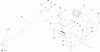 Toro 74571 (DH 200) - DH 200 Lawn Tractor, 2006 (260000001-260999999) Ersatzteile OPERATION AND TRAVEL PEDAL ASSEMBLY