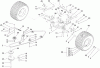 Toro 74571 (DH 200) - DH 200 Lawn Tractor, 2006 (260000001-260999999) Ersatzteile TRANSMISSION DRIVE ASSEMBLY