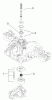 Toro 74573 (DH 200) - DH 200 Lawn Tractor, 2007 (270000001-270999999) Ersatzteile PUMP SHAFT ASSEMBLY TRANSMISSION ASSEMBLY NO. 104-2889