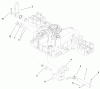 Toro 74573 (DH 200) - DH 200 Lawn Tractor, 2009 (290000481-290999999) Ersatzteile CONTROL SHAFT ASSEMBLY TRANSMISSION ASSEMBLY NO. 114-3155