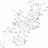 Toro 74573 (DH 200) - DH 200 Lawn Tractor, 2009 (290000481-290999999) Ersatzteile TUNNEL ASSEMBLY