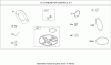 Toro 74582 (DH 210) - DH 210 Lawn Tractor, 2008 (280000001-280999999) Ersatzteile CARBURETOR OVERHAUL KIT (NIKKI) BRIGGS AND STRATTON MODEL 31G777-0130-E1