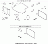 Toro 74582 (DH 210) - DH 210 Lawn Tractor, 2008 (280000001-280999999) Ersatzteile GASKET SET BRIGGS AND STRATTON MODEL 31G777-0130-E1