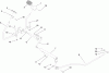 Toro 74582 (DH 210) - DH 210 Lawn Tractor, 2008 (280000001-280999999) Ersatzteile OPERATION - TRAVEL PEDAL ASSEMBLY