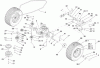 Toro 74582 (DH 210) - DH 210 Lawn Tractor, 2008 (280000001-280999999) Ersatzteile TRANSMISSION DRIVE ASSEMBLY