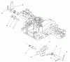Toro 74585 (DH 210) - DH 210 Lawn Tractor, 2012 (SN 312000001-312999999) Ersatzteile CONTROL SHAFT ASSEMBLY TRANSMISSION ASSEMBLY NO. 114-3155