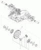 Toro 74585 (DH 210) - DH 210 Lawn Tractor, 2012 (SN 312000001-312999999) Ersatzteile DIFFERENTIAL GEAR ASSEMBLY TRANSMISSION ASSEMBLY NO. 114-3155