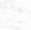 Toro 74585 (DH 210) - DH 210 Lawn Tractor, 2012 (SN 312000001-312999999) Ersatzteile GRASS COLLECTOR ASSEMBLY NO. 125-2325