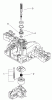 Toro 74585 (DH 210) - DH 210 Lawn Tractor, 2012 (SN 312000001-312999999) Ersatzteile PUMP SHAFT ASSEMBLY TRANSMISSION ASSEMBLY NO. 114-3155