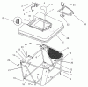Toro 74590 (190-DH) - 190-DH Lawn Tractor, 2000 (200000001-200999999) Ersatzteile GRASS COLLECTOR ASSEMBLY