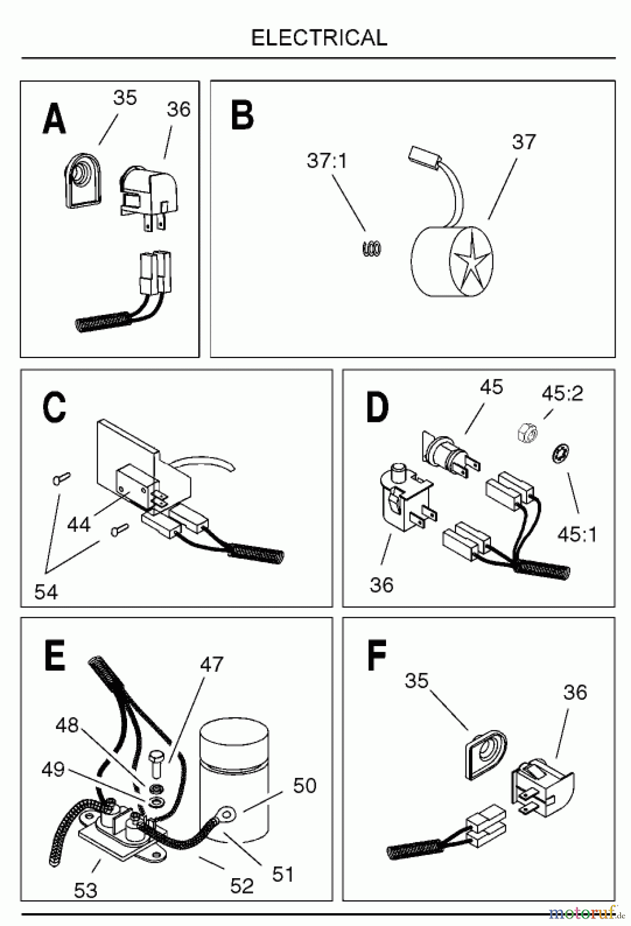 Toro Neu Mowers, Lawn & Garden Tractor Seite 1 74590 (190-DH) - Toro 190-DH Lawn Tractor, 2002 (220000001-220999999) ELECTRICAL ASSEMBLY #4