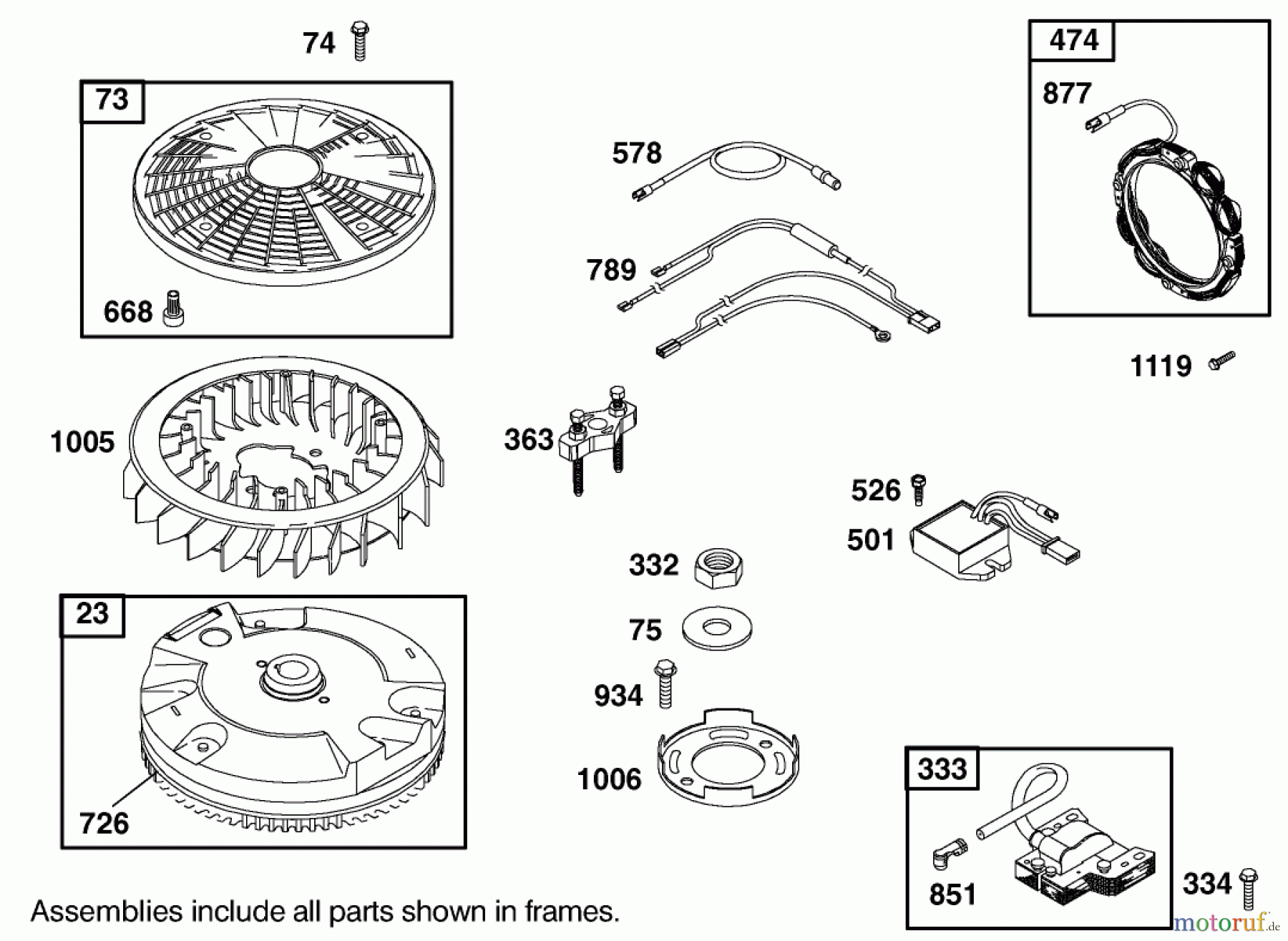 Toro Neu Mowers, Lawn & Garden Tractor Seite 1 74590 (190-DH) - Toro 190-DH Lawn Tractor, 2002 (220000001-220999999) FLYWHEEL ASSEMBLY ENGINE BRIGGS AND STRATTON MODEL 406777-0157-E1