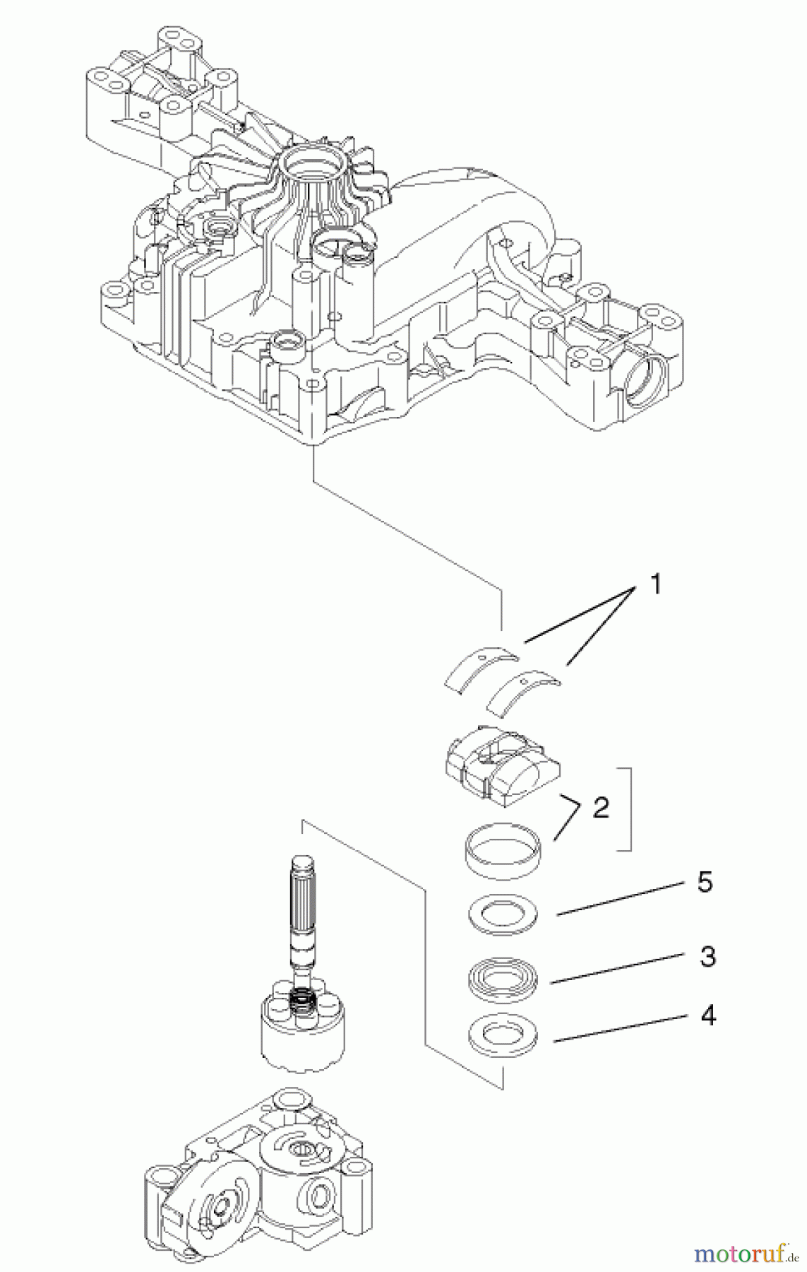 Toro Neu Mowers, Lawn & Garden Tractor Seite 1 74590 (190-DH) - Toro 190-DH Lawn Tractor, 2002 (220000001-220999999) RANGE SHIFT ASSEMBLY