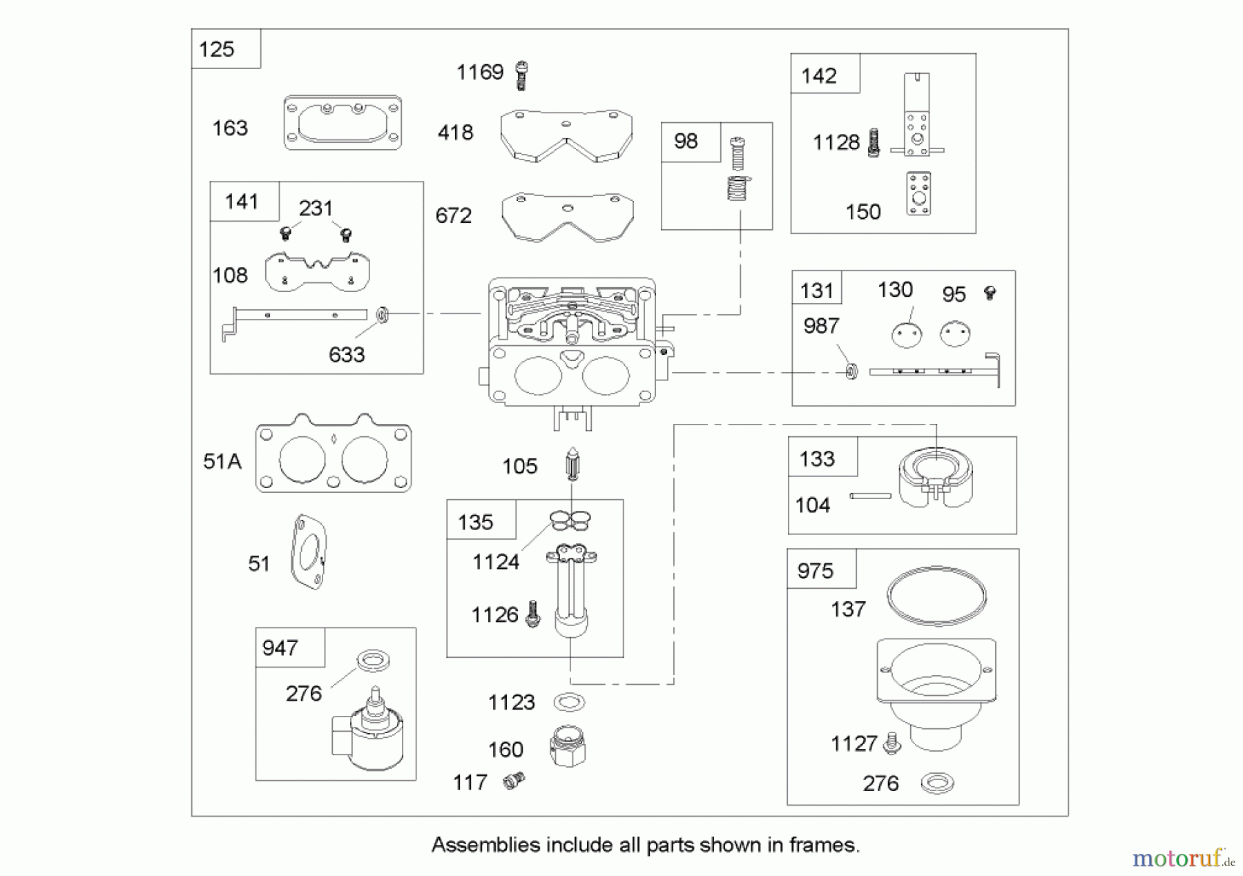  Toro Neu Mowers, Lawn & Garden Tractor Seite 1 74590 (190-DH) - Toro 190-DH Lawn Tractor, 2004 (240000001-240999999) CARBURETOR ASSEMBLY BRIGGS AND STRATTON 406777-0157-E1
