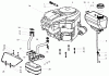 Toro 74590 (190-DH) - 190-DH Lawn Tractor, 2004 (240000001-240999999) Ersatzteile ENGINE ASSEMBLY