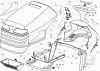 Toro 74591 (DH 220) - DH 220 Lawn Tractor, 2006 (260000001-260999999) Ersatzteile BODY AND HOOD ASSEMBLY