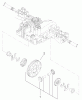 Toro 74592 (DH 220) - DH 220 Lawn Tractor, 2008 (280000001-280000528) Ersatzteile DIFFERENTIAL GEAR ASSEMBLY TRANSMISSION ASSEMBLY NO. 114-3155