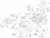Toro 74592 (DH 220) - DH 220 Lawn Tractor, 2008 (280000001-280000528) Ersatzteile FRAME ASSEMBLY