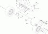Toro 74592 (DH 220) - DH 220 Lawn Tractor, 2008 (280000001-280000528) Ersatzteile FRONT AXLE ASSEMBLY