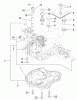 Toro 74592 (DH 220) - DH 220 Lawn Tractor, 2008 (280000001-280000528) Ersatzteile TRANSAXLE CASE ASSEMBLY TRANSMISSION ASSEMBLY NO. 114-3155