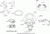 Toro 74592 (DH 220) - DH 220 Lawn Tractor, 2008 (280000529-280999999) Ersatzteile BLOWER HOUSING ASSEMBLY BRIGGS AND STRATTON 441677-0136-E1