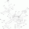 Toro 74592 (DH 220) - DH 220 Lawn Tractor, 2008 (280000529-280999999) Ersatzteile CUTTING PAN AND BAG ON DEMAND ASSEMBLY