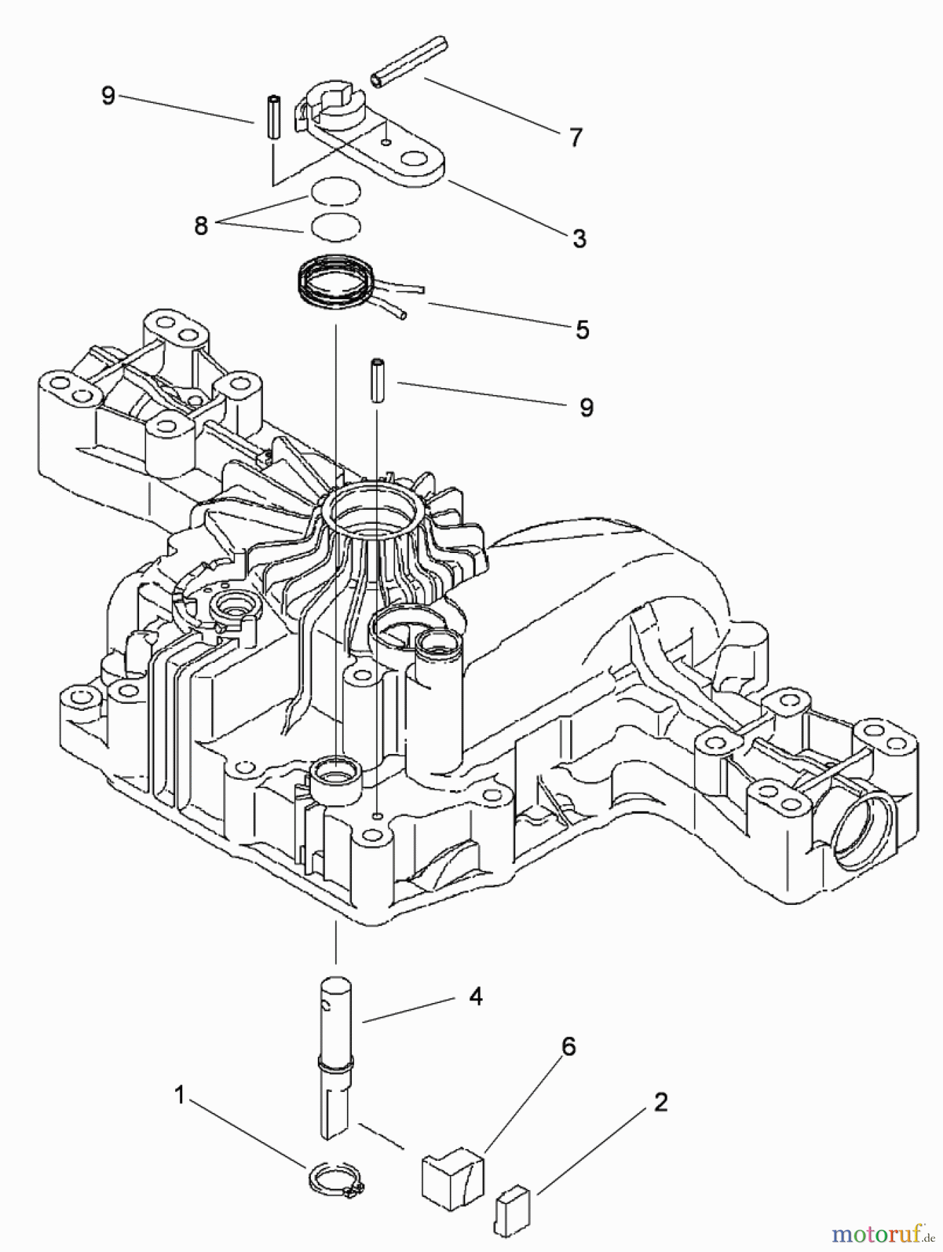 Toro Neu Mowers, Lawn & Garden Tractor Seite 1 74593 (DH 220) - Toro DH 220 Lawn Tractor, 2009 (290000001-290999999) BRAKE ASSEMBLY TRANSMISSION ASSEMBLY NO. 114-3155
