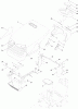 Toro 74593 (DH 220) - DH 220 Lawn Tractor, 2011 (311000401-311999999) Ersatzteile BODY AND HOOD ASSEMBLY