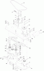 Toro 74593 (DH 220) - DH 220 Lawn Tractor, 2011 (311000401-311999999) Ersatzteile CUTTING PAN AND DRIVE SYSTEM ASSEMBLY