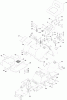 Toro 74593 (DH 220) - DH 220 Lawn Tractor, 2011 (311000401-311999999) Ersatzteile FRAME, FENDER, SEAT AND FUEL TANK ASSEMBLY