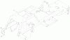 Toro 74593 (DH 220) - DH 220 Lawn Tractor, 2011 (311000401-311999999) Ersatzteile FRAME KIT ASSEMBLY NO. 120-8750