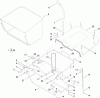 Toro 74593 (DH 220) - DH 220 Lawn Tractor, 2011 (311000401-311999999) Ersatzteile GRASS COLLECTOR ASSEMBLY