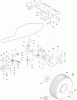 Toro 74593 (DH 220) - DH 220 Lawn Tractor, 2011 (311000401-311999999) Ersatzteile REAR WHEEL AND TRANSAXLE ASSEMBLY