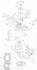 Toro 74593 (DH 220) - DH 220 Lawn Tractor, 2011 (311000401-311999999) Ersatzteile TRANSAXLE ASSEMBLY NO. 121-0900