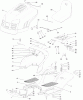 Toro 74596 (DH 220) - DH 220 Lawn Tractor, 2012 (SN 312000001-312999999) Ersatzteile BODY AND HOOD ASSEMBLY