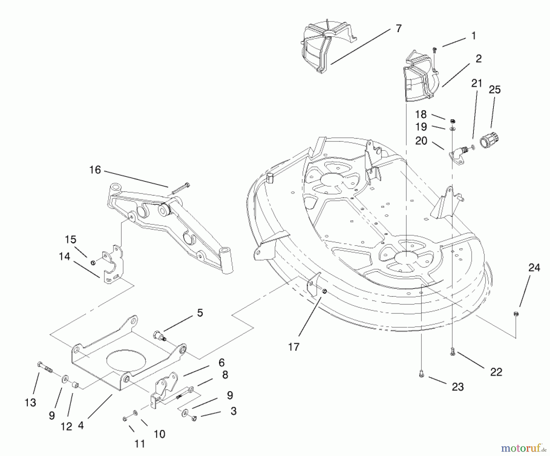 Toro Neu Mowers, Lawn & Garden Tractor Seite 1 77102 (16-38G) - Toro 16-38G Lawn Tractor, 2000 (200000001-200999999) 38