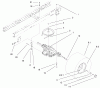 Toro 77102 (16-38G) - 16-38G Lawn Tractor, 2000 (200000001-200999999) Ersatzteile 5 SPEED TRANSAXLE ASSEMBLY
