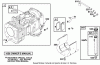 Toro 77102 (16-38G) - 16-38G Lawn Tractor, 2000 (200000001-200999999) Ersatzteile ENGINE BRIGGS & STRATTON MODEL 28Q777-0690-E1 #1