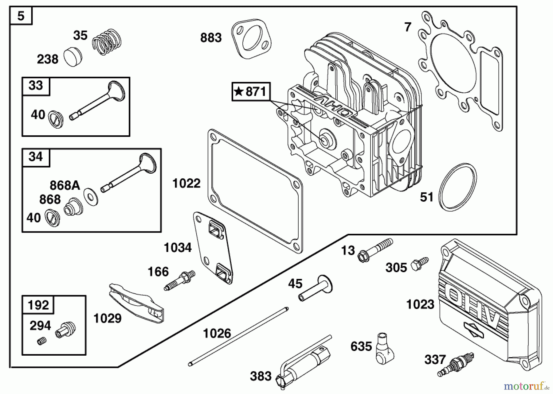  Toro Neu Mowers, Lawn & Garden Tractor Seite 1 77102 (16-38G) - Toro 16-38G Lawn Tractor, 2000 (200000001-200999999) ENGINE BRIGGS & STRATTON MODEL 28Q777-0690-E1 #2
