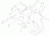 Toro 77102 (16-38G) - 16-38G Lawn Tractor, 2000 (200000001-200999999) Ersatzteile HEIGHT OF CUT COMPONENTS ASSEMBLY