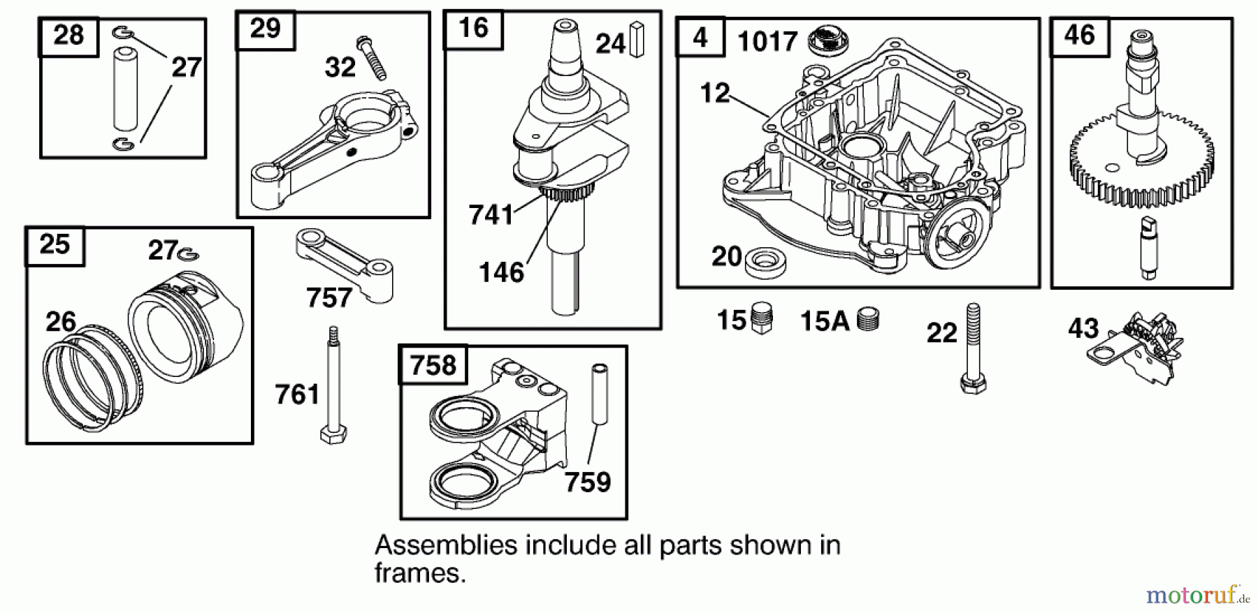 Toro Neu Mowers, Lawn & Garden Tractor Seite 1 77106 (17-44H) - Toro 17-44H Lawn Tractor, 2000 (200000001-200999999) ENGINE BRIGGS & STRATTON MODEL 312777-0128-E1 #3