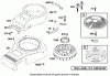Toro 77106 (17-44H) - 17-44H Lawn Tractor, 2000 (200000001-200999999) Ersatzteile ENGINE BRIGGS & STRATTON MODEL 312777-0128-E1 #8
