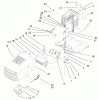 Toro 77106 (17-44H) - 17-44H Lawn Tractor, 2000 (200000001-200999999) Ersatzteile HOOD & TOWER ASSEMBLY