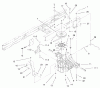 Toro 77106 (17-44H) - 17-44H Lawn Tractor, 2000 (200000001-200999999) Ersatzteile HYDRO TRANSAXLE ASSEMBLY #1