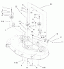 Toro 77106 (17-44H) - 17-44H Lawn Tractor, 2000 (200000001-200999999) Ersatzteile IDLER & BRAKE ASSEMBLY